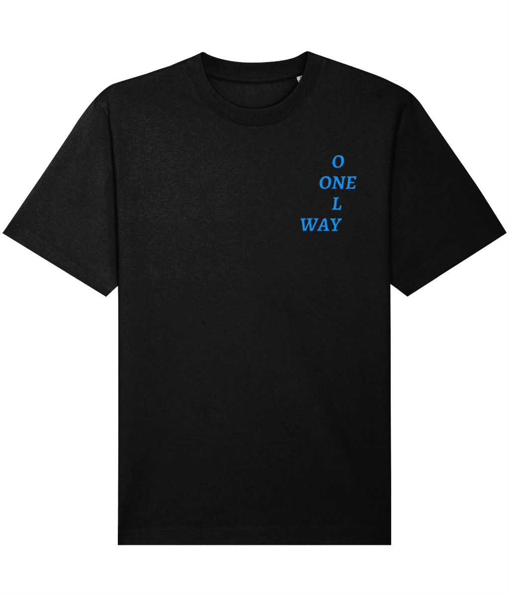 Oversized John 14:6 Black Tee